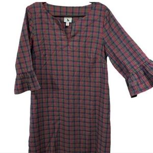 Haley and the hound plaid dress - small